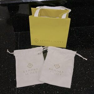 Kendra Scott - 2 jewelry bags and 1 shopping bag